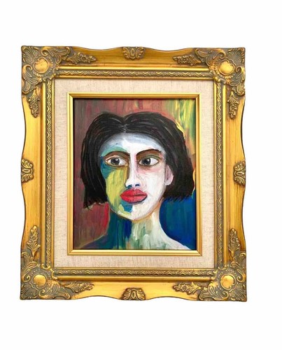 Quadro donna ritratto capelli