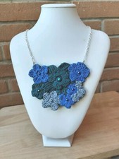 Collana Fiori Uncinetto 