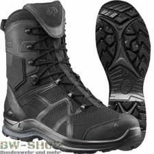 STIVALI DA LAVORO HAIX BLACK EAGLE ATHLETIC 2.0 HIGH NERI ESERCITO TEDESCO BW CERNIERA
