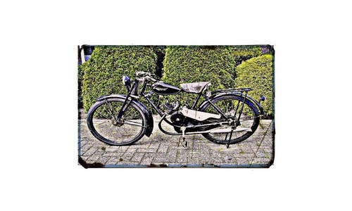 Gazelle motorbike sign metal - gazelle,
