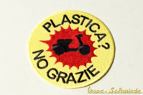 Toppa plastica grazie - toppa, no