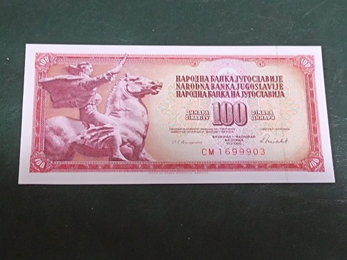 Banconota jugoslavia 100 - jugoslavia,