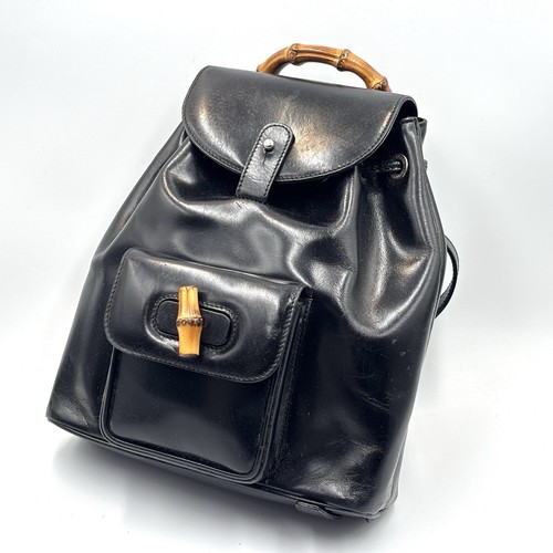 Gucci zaino pelle bambù - gucci,