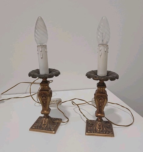 Coppia lampade vintage metà - lampade,