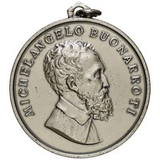 Medaglia michelangelo - medaglia,