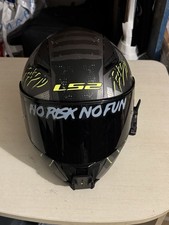 LS2 Rapid 2 Con Interfono Integrato Midland BTR1 Advance Con Visiera Nera