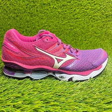 Scarpe da corsa passeggio Mizuno Wave Creation 14 donna taglia 9 viola rosa sneakers