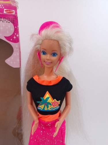 Barbie bambola capelli glitter