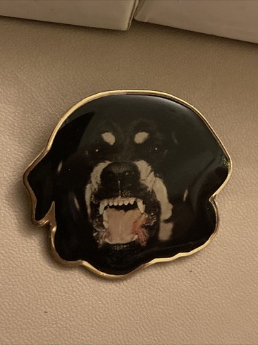 Spilla givechy rottweiler cane - spilla,