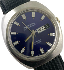 MIREXAL Orologio Uomo Superautomatico Vintage Giorno/Data Quadrante Blu (Eta 2789)