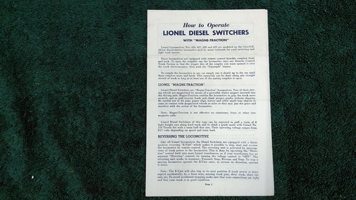Lionel 626 locomotiva - lionel,