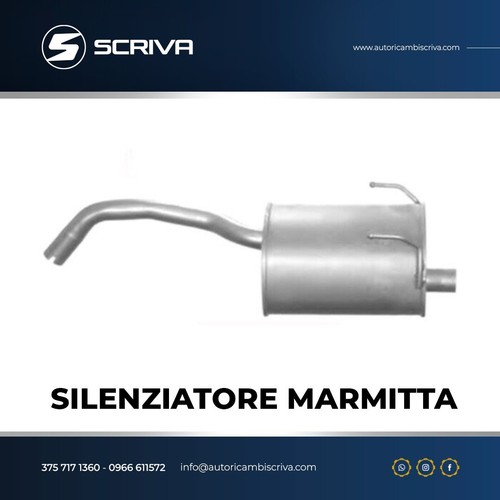 Marmitta silenziatore - marmitta,