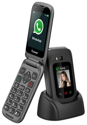 Telefono pieghevole funker - telefono,
