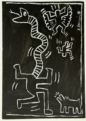 Keith haring - a, mano)