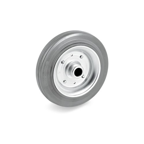 Ruota 250x60 gomma grigia - 250x60,