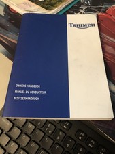 MANUALE PROPRIETARIO TRIUMPH