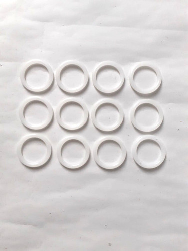 Anelli per tende abs - in, bianco