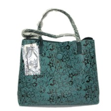 TOKIDOKI BORSA DAY AND NIGHT Bag DOUBLE FACE petrolio reversibile