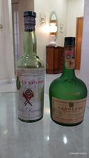 2 Bottiglie VUOTE EMPTY liquore Courvoisier Napoleon Cognac Fundador Domecq