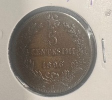 ITALIA REGNO 5 CENTESIMI 1896