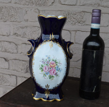 Vaso porcellana limoges blu