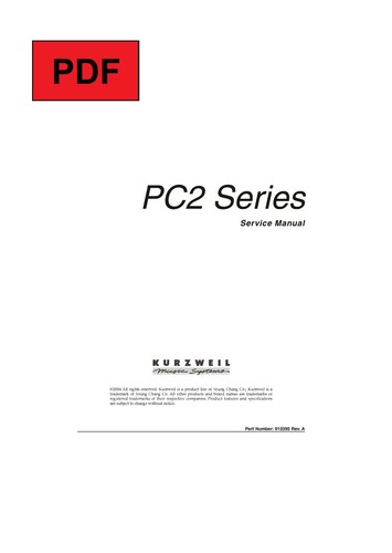 Kurzweil pc2 pc2x - /, /