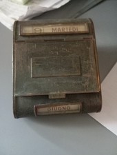 Calendario perpetuo ottone - calendario,