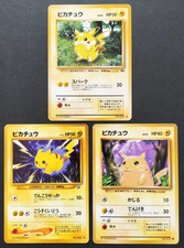 Pikachu Pokemon Card Set di 3