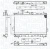Radiatore hyundai matrix 1 - matrix, fc