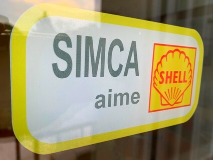 Adhésif sticker simca aime - sticker,