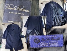 Cappotto trench lana blu navy