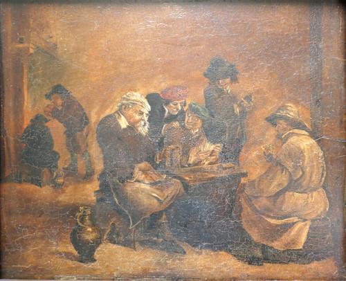 Olio tavola xviii - xviii, secolo