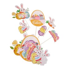  20 Pcs Pasqua Decorazioni Forniture Per La Creazione Di Carte Pasquali