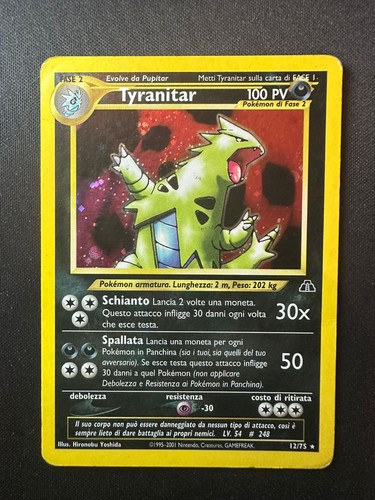 Pokemon tyranitar 75 holo - -, 12/75