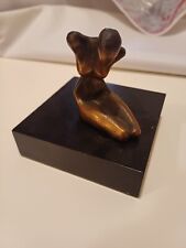 Statuetta In Bronzo: Serena Di Vettor Cassinari. Seconda metà XX secolo.