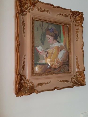Quadro ricamato mano - quadro, a