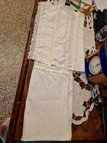 Coppia federe cotone bianco