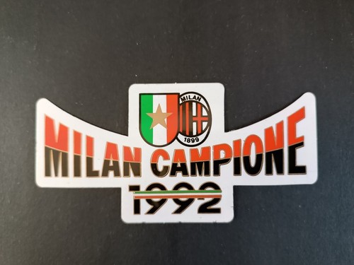 Adesivo milan campione 1992 - adesivo,