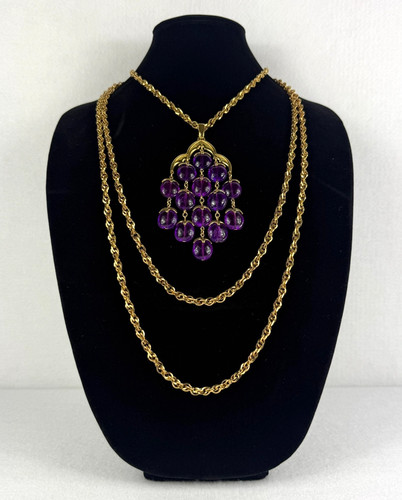 Collana con ciondolo cascata - collana,