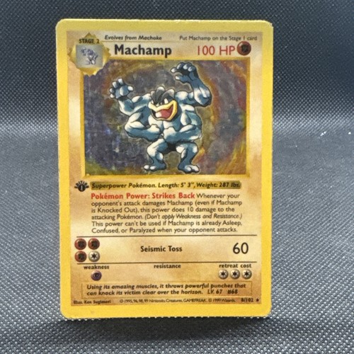 Shadowless machamp 8 - shadowless, 8/102
