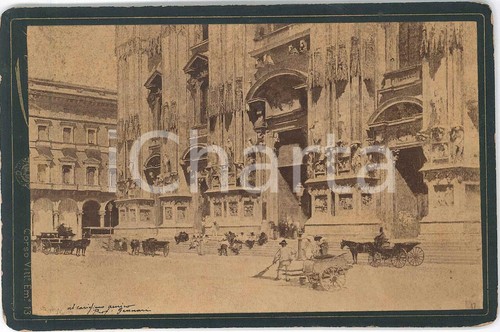 1900 milano piazza duomo - piazza,