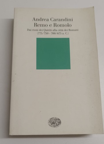 Libro remo romolo - romolo, andrea