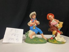 Due Statuine  presepe vintage
