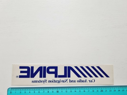 Adesivo alpine car - car, audio