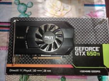 Palit Nvidia GeForce GTX 650 Ti 1gb boxed big box working