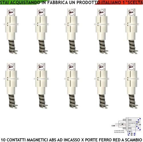 Contatti scambio incasso - scambio, ad