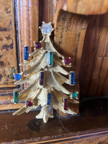 Christmas tree brooch - ,