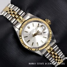 Rolex data 26mm 6917 bicolore - rolex,