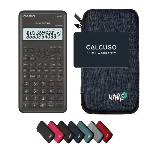 Casio 82ms incl custodia - fx-82ms, incl.