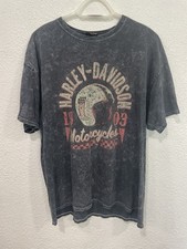 Camicia grafica casco moto uomo Harley Davidson taglia XL Wichita Falls